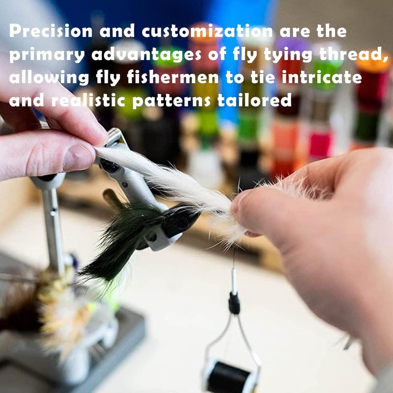 Riverruns Super Realistic Standard Thread 3/0,6/0,8/1,Twisted Thread, Body Thread Fly Tying Material Proudly from Europe Tie Flies Body - Image 5
